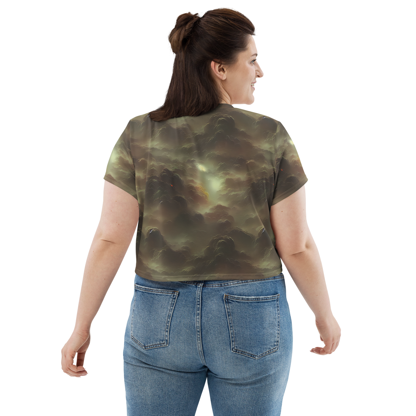 Women's Crop Tee - Celestial Dreamscape