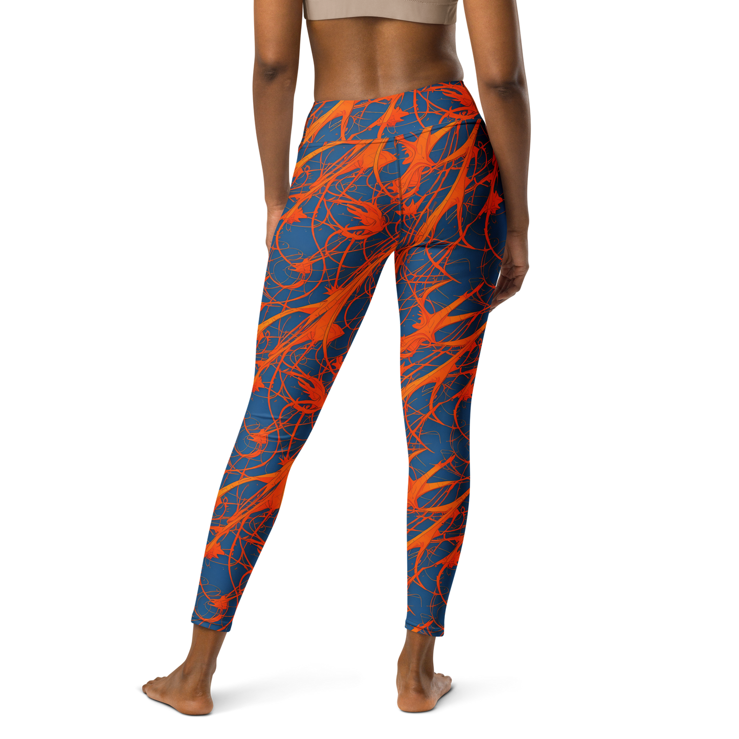 Yoga Leggings - Nautical Ember