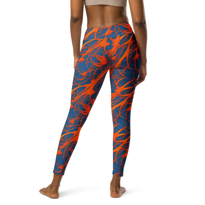 Yoga Leggings - Nautical Ember