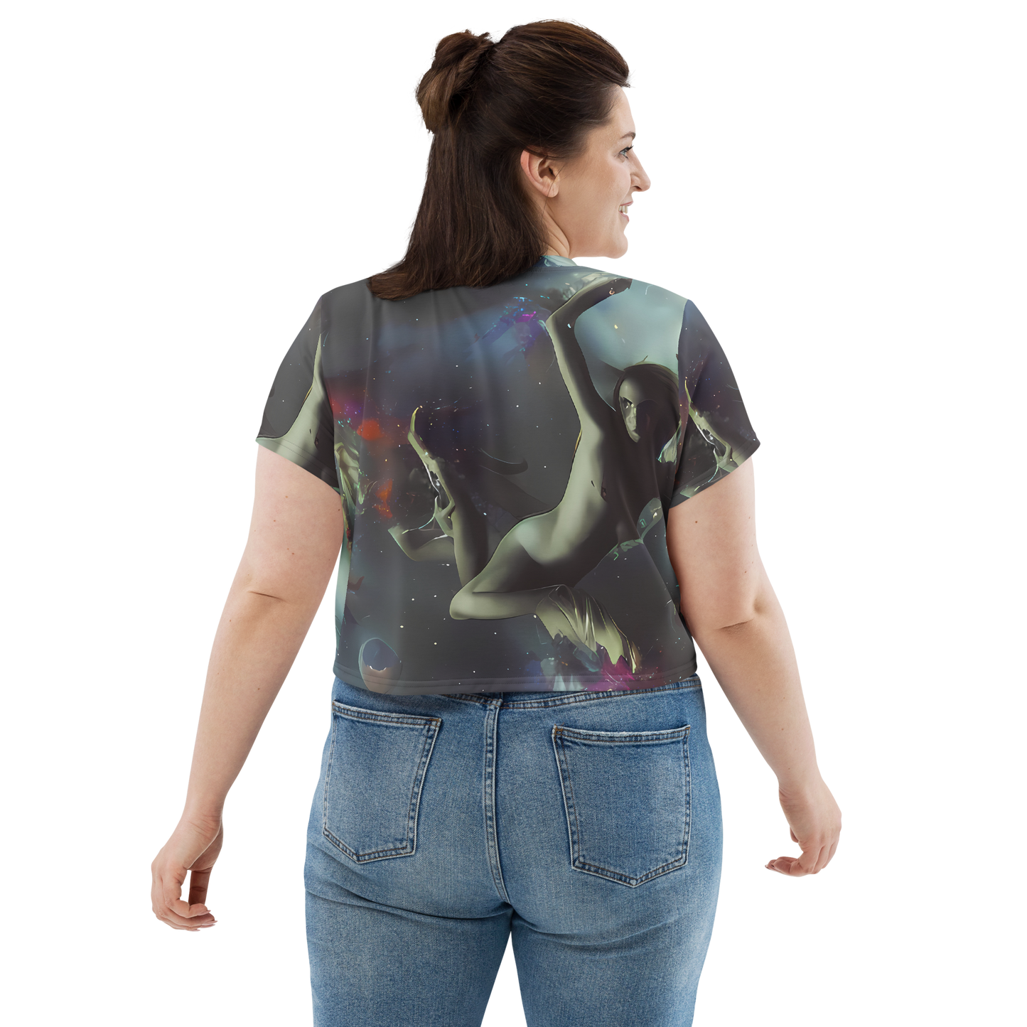 Women's Crop Tee - Cosmic Dancer