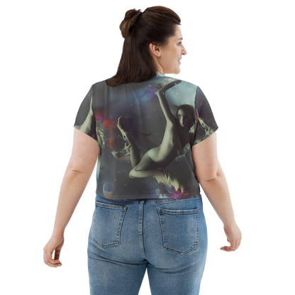 Women's Crop Tee - Cosmic Dancer