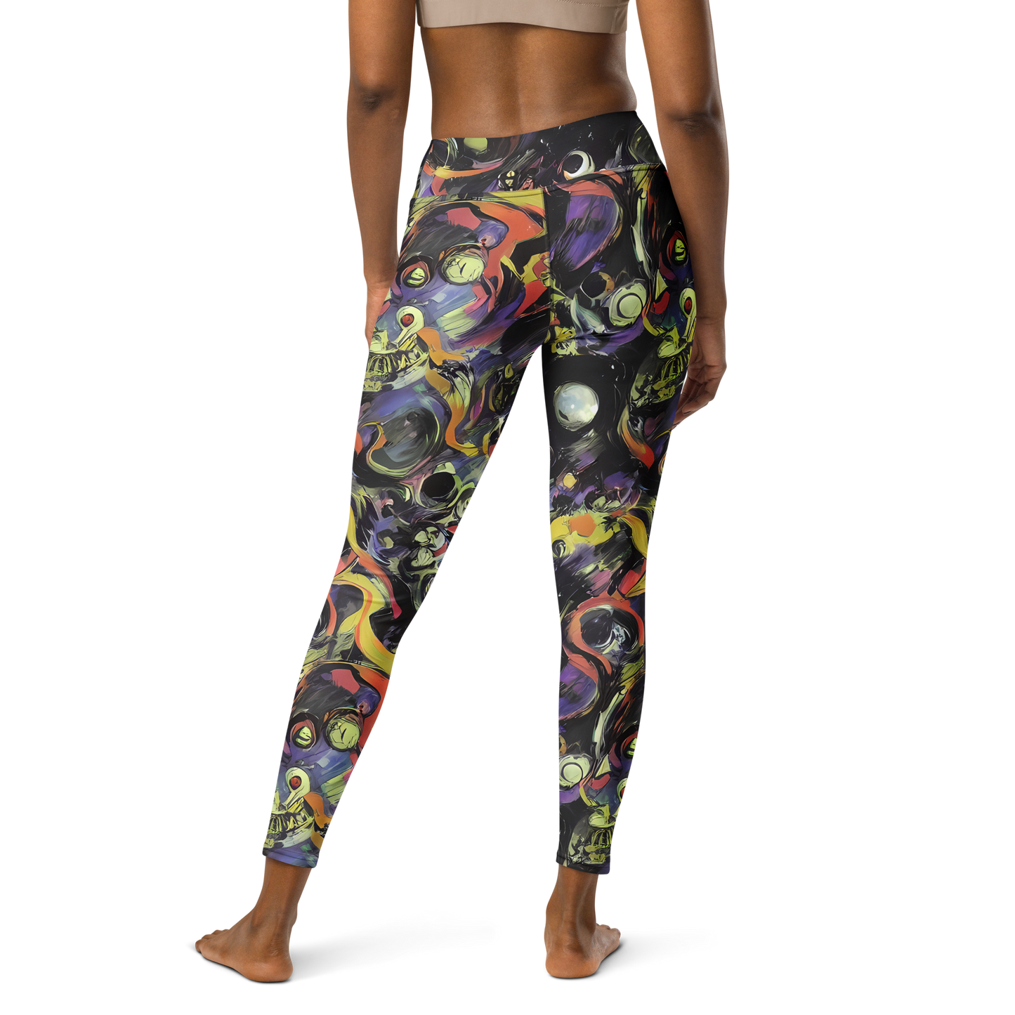 Yoga Leggings - Fires of the Void