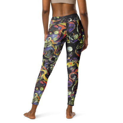 Yoga Leggings - Fires of the Void
