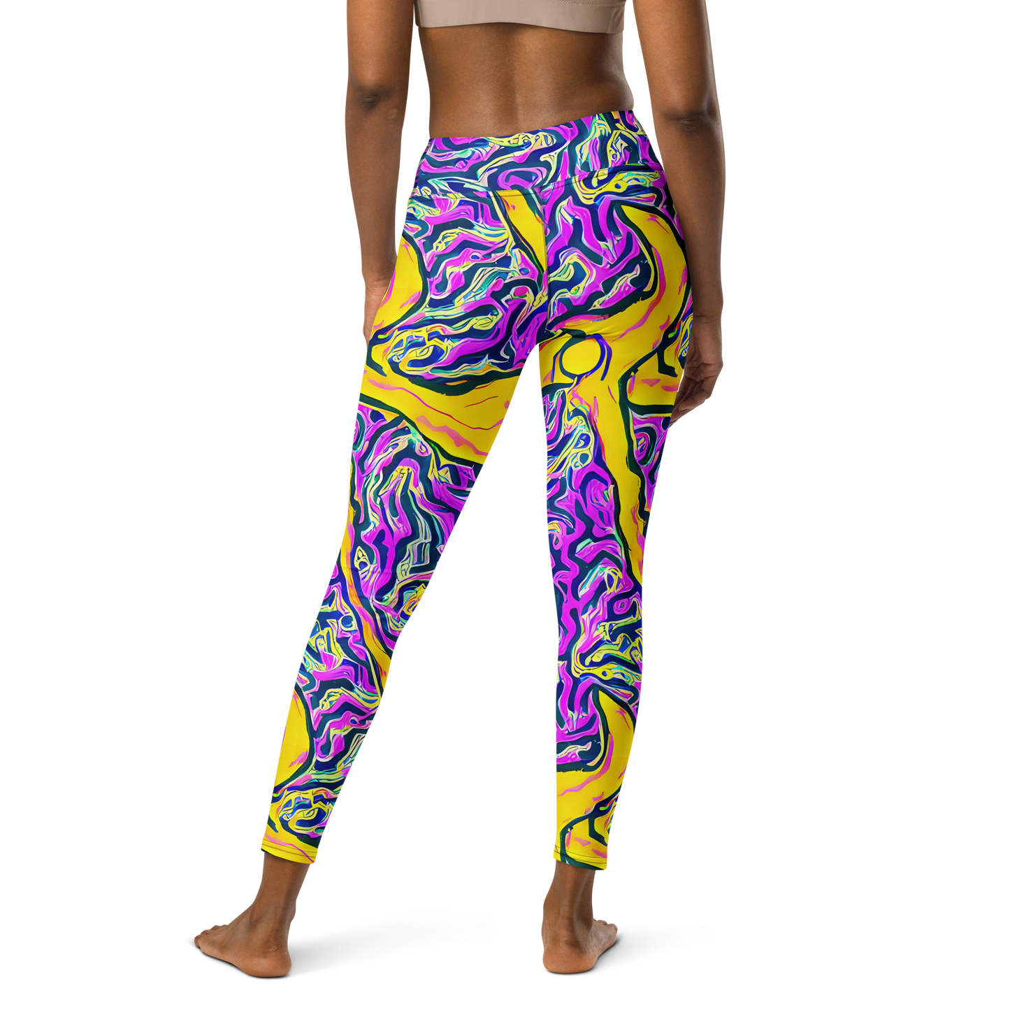 Yoga Leggings - Zenith Waves