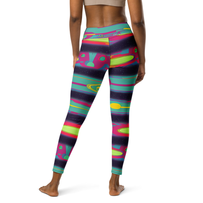 Yoga Leggings - Astro Pop