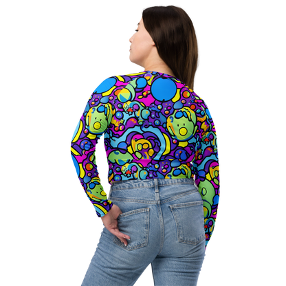 Long Sleeve Crop Top - Enchanted Orbs