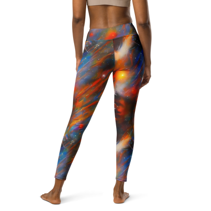 Yoga Leggings - Painterly Void