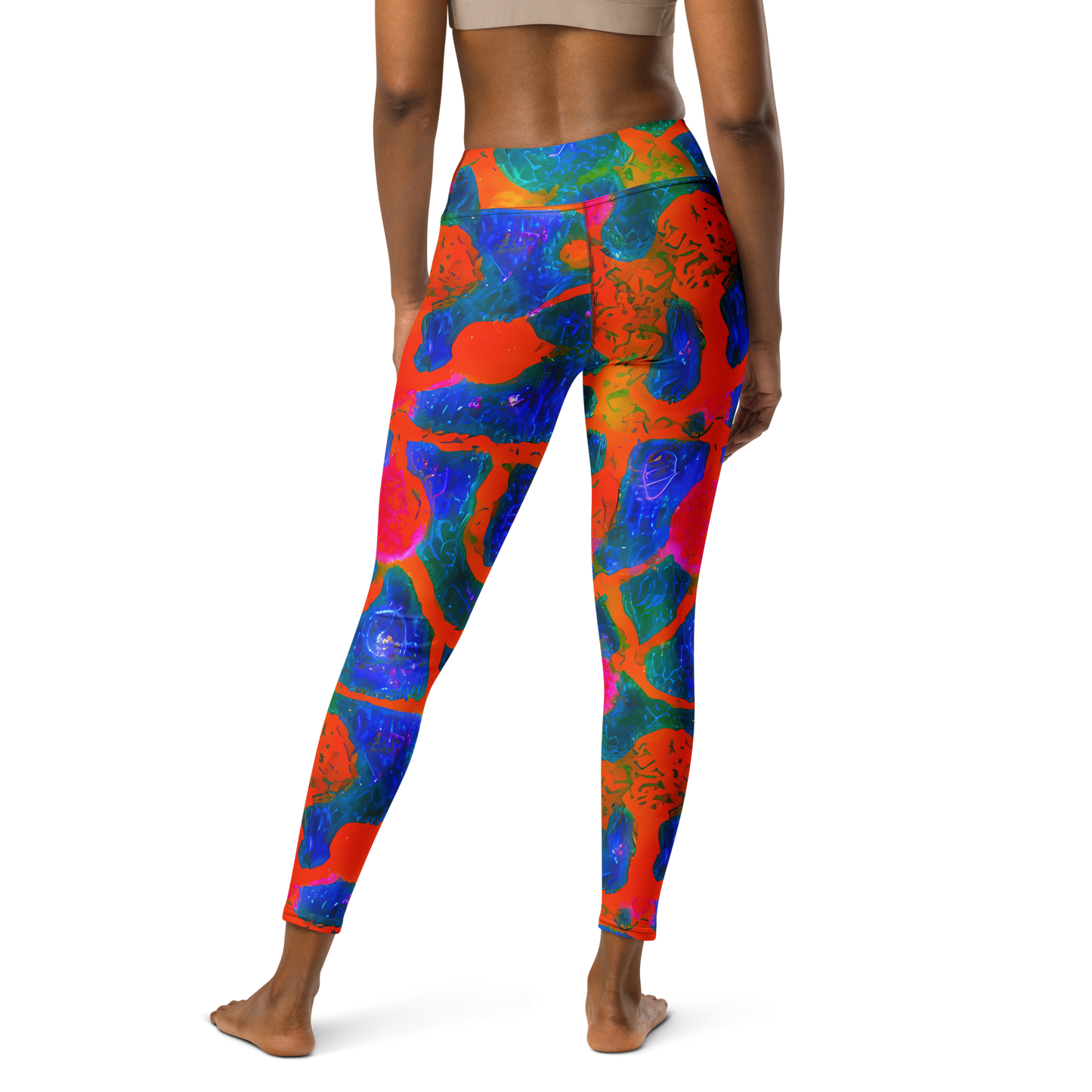 Yoga Leggings - Vibrant Mosaic