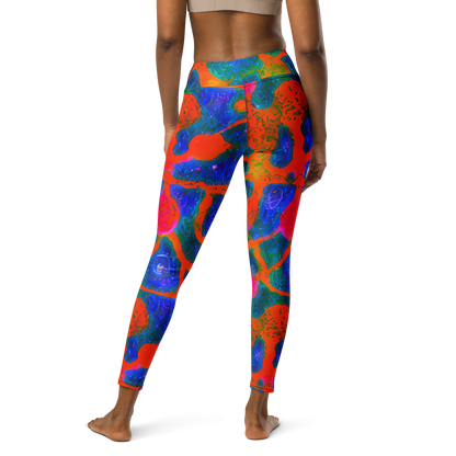 Yoga Leggings - Vibrant Mosaic