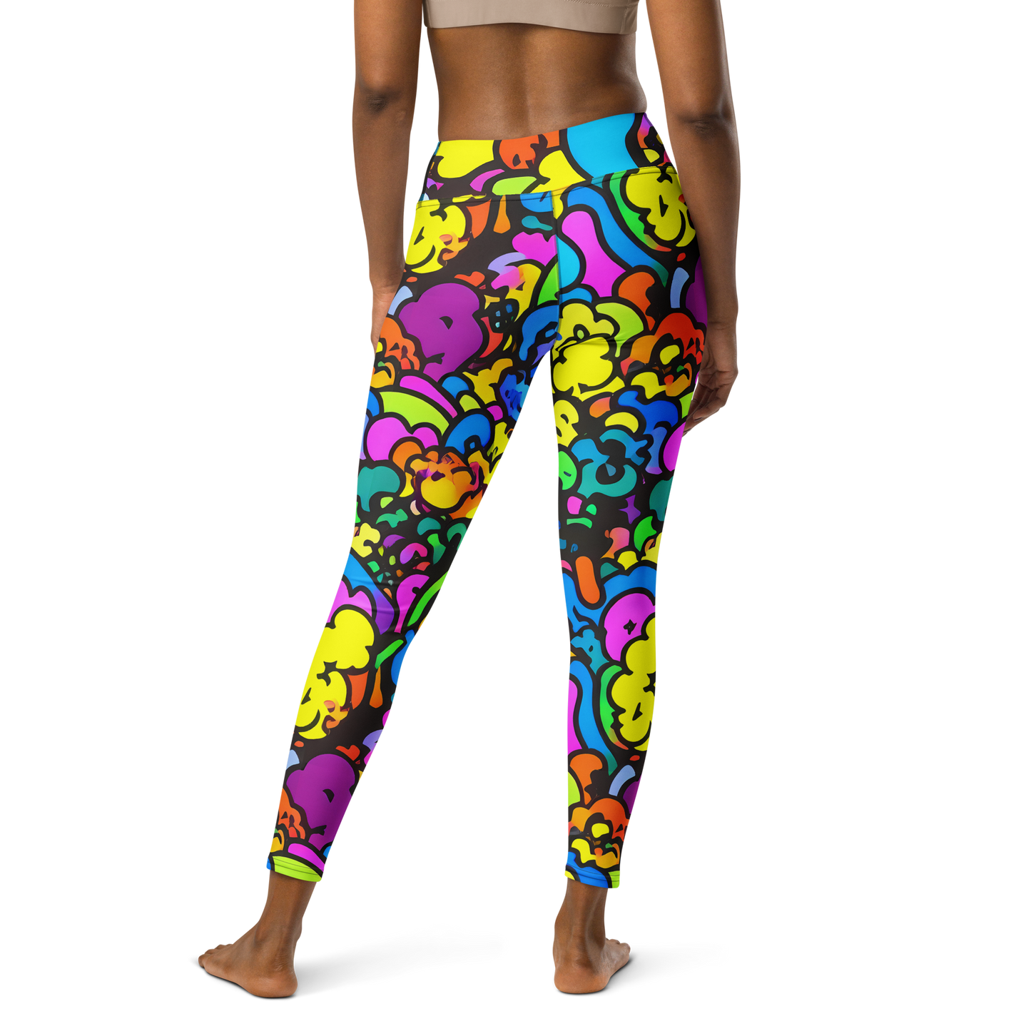 Yoga Leggings - Kaleidoscope Garden