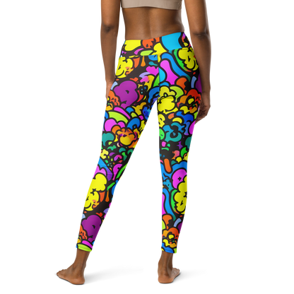 Yoga Leggings - Kaleidoscope Garden