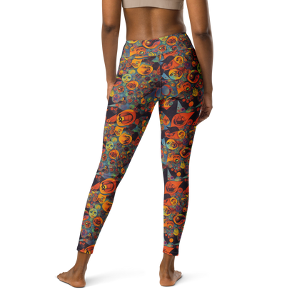 Yoga Leggings - Galactic Faces