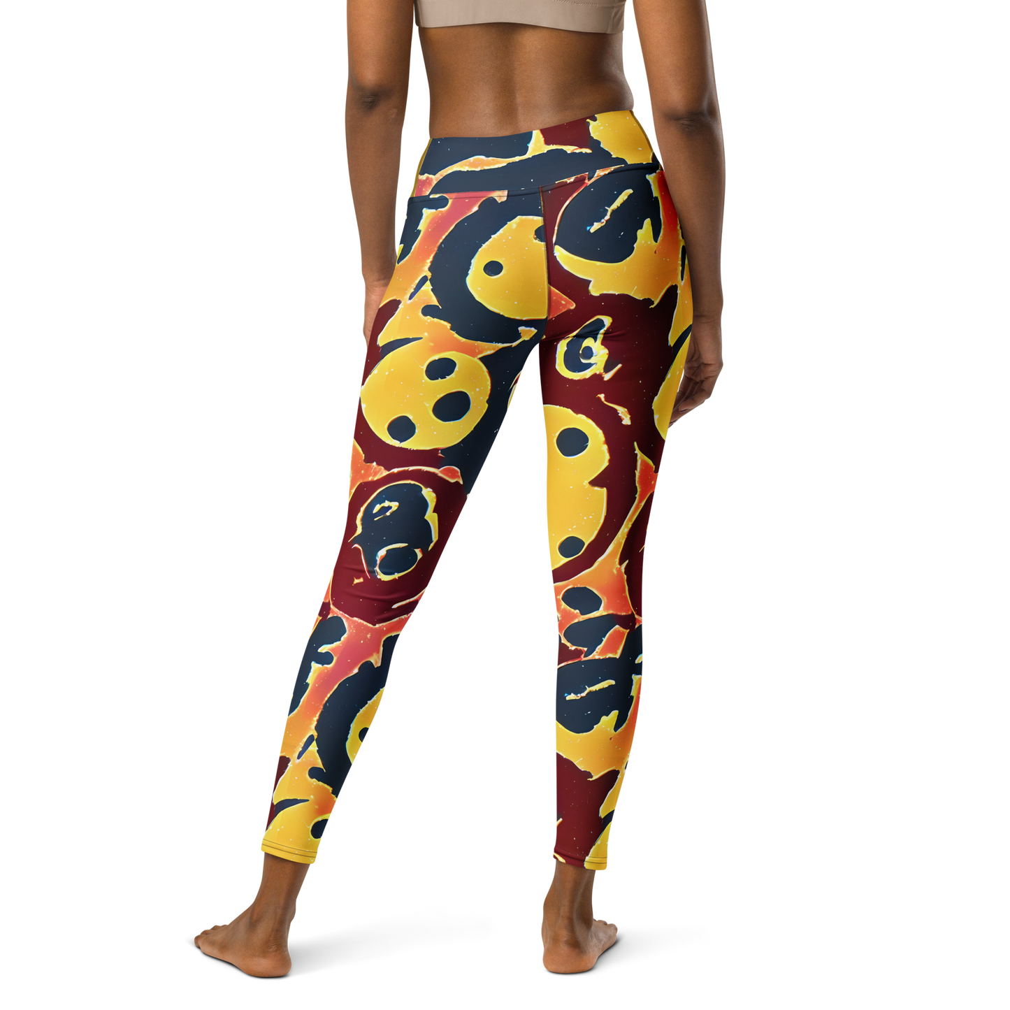 Yoga Leggings - Sunset Silhouette