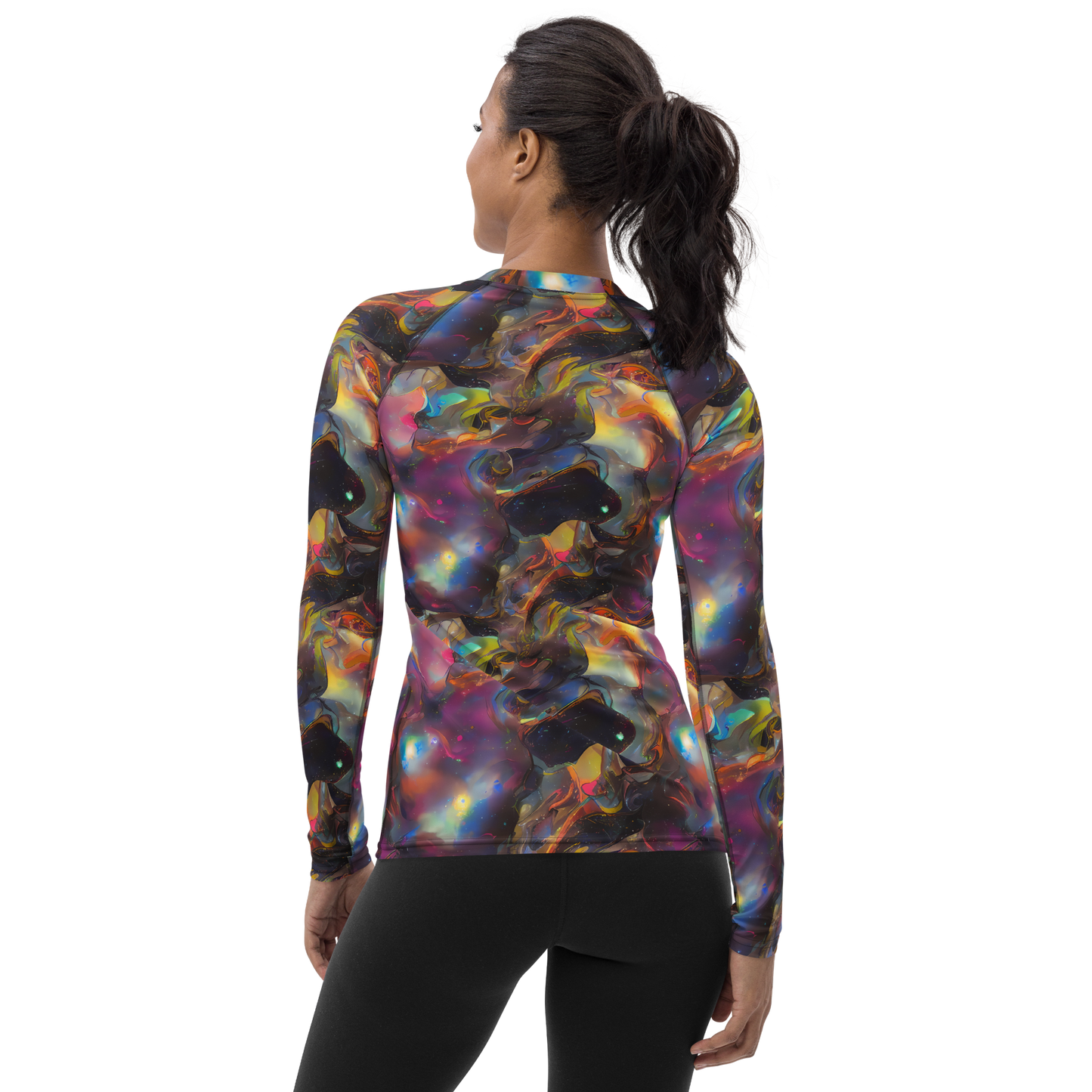 Women's Rash Guard - Cosmic Fusion