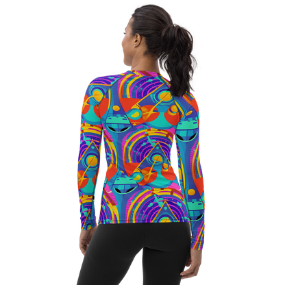 Women's Rash Guard - Blast of Color