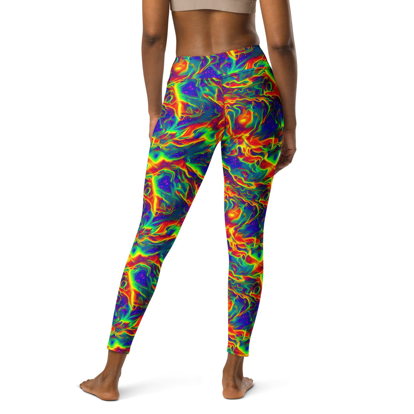 Yoga Leggings - Nebula Symphony