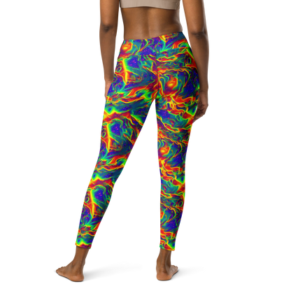 Yoga Leggings - Nebula Symphony