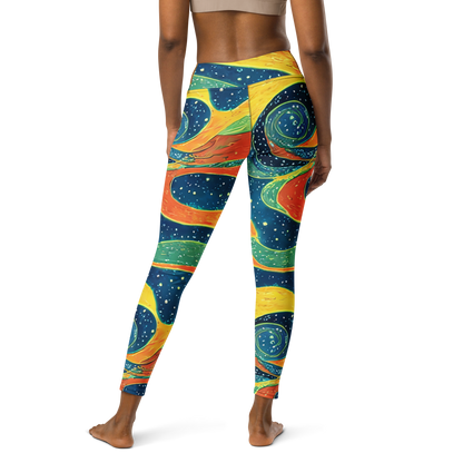 Yoga Leggings - Celestial Harmony