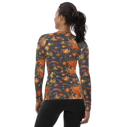 Women's Rash Guard - Stellar Blooms