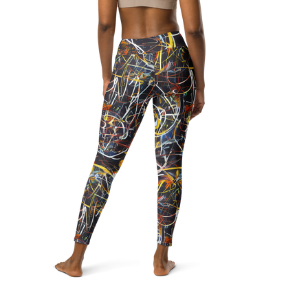 Yoga Leggings - Brown Surge