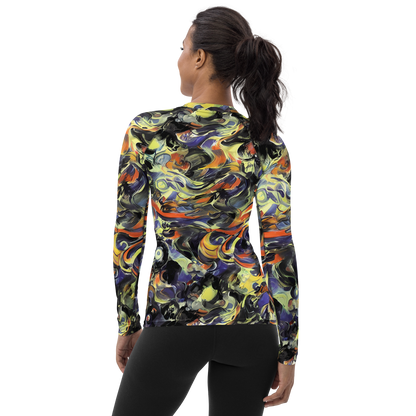 Women's Rash Guard - Twilight Chaos