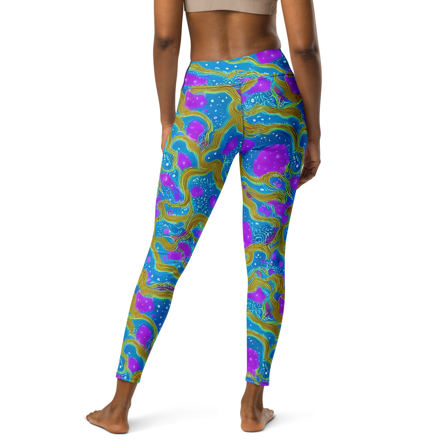 Yoga Leggings - Mystic Waves