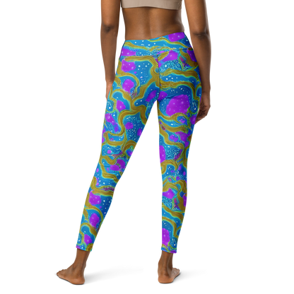 Yoga Leggings - Mystic Waves