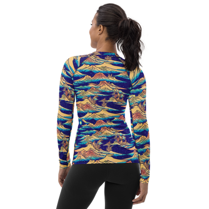 Women's Rash Guard - Mystical Mountain Mirage