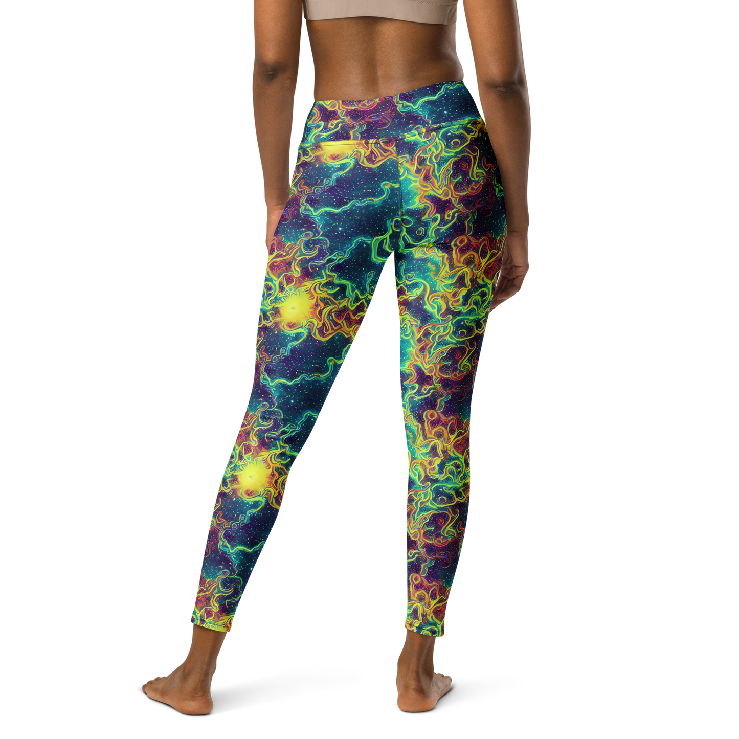 Yoga Leggings - Echoed Pulses