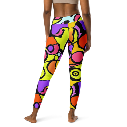 Yoga Leggings - Spirals of Joy