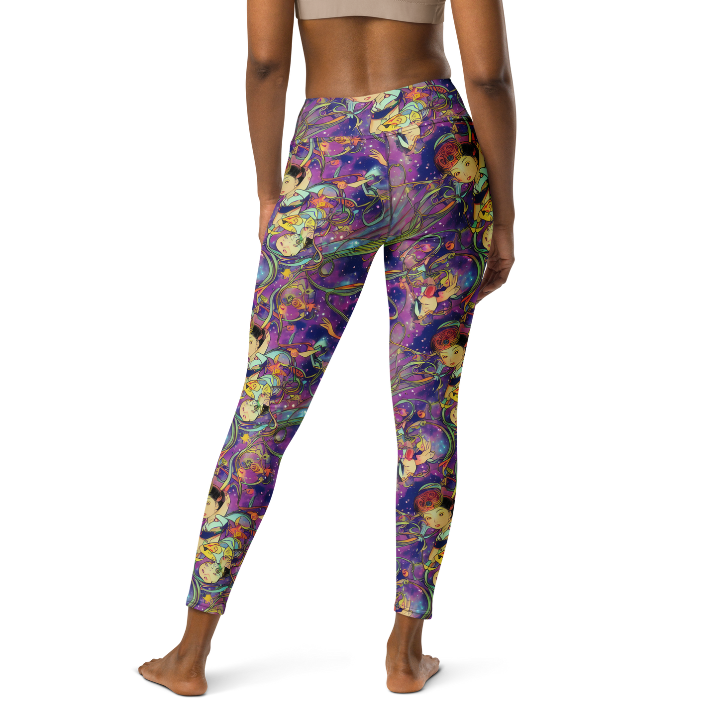 Yoga Leggings - Spiral of Stardust