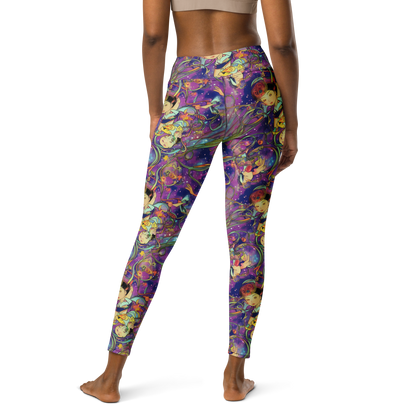 Yoga Leggings - Spiral of Stardust