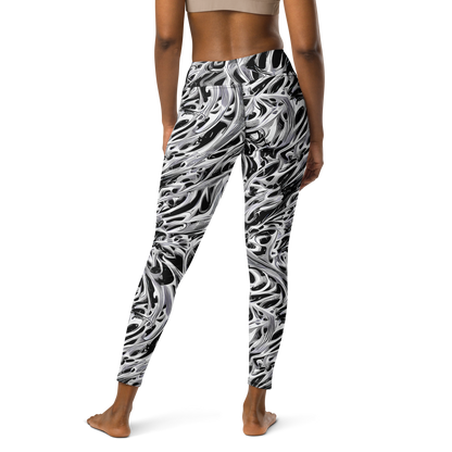 Yoga Leggings - Silver Shadows