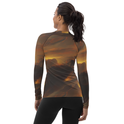 Women's Rash Guard - Sunset Shores