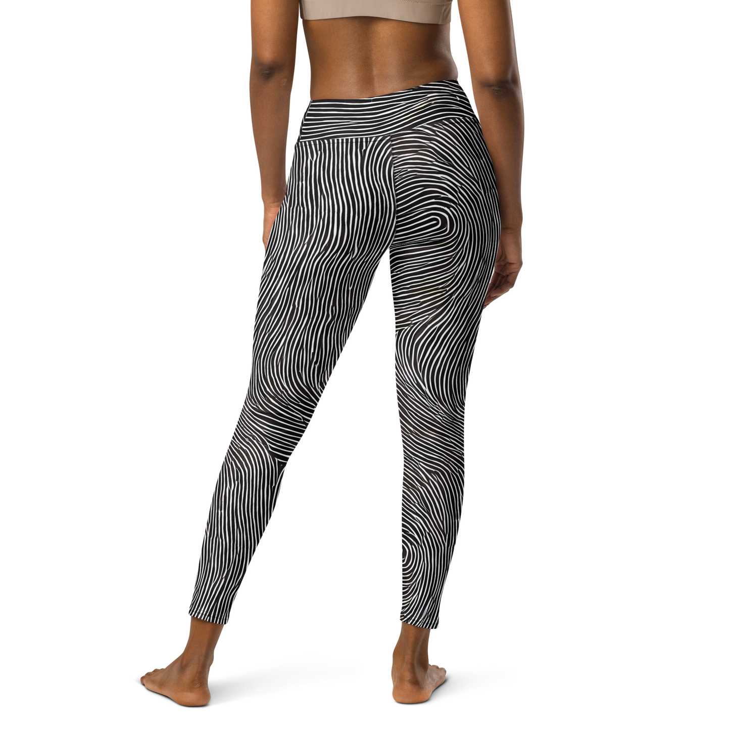 Yoga Leggings - Silent Currents