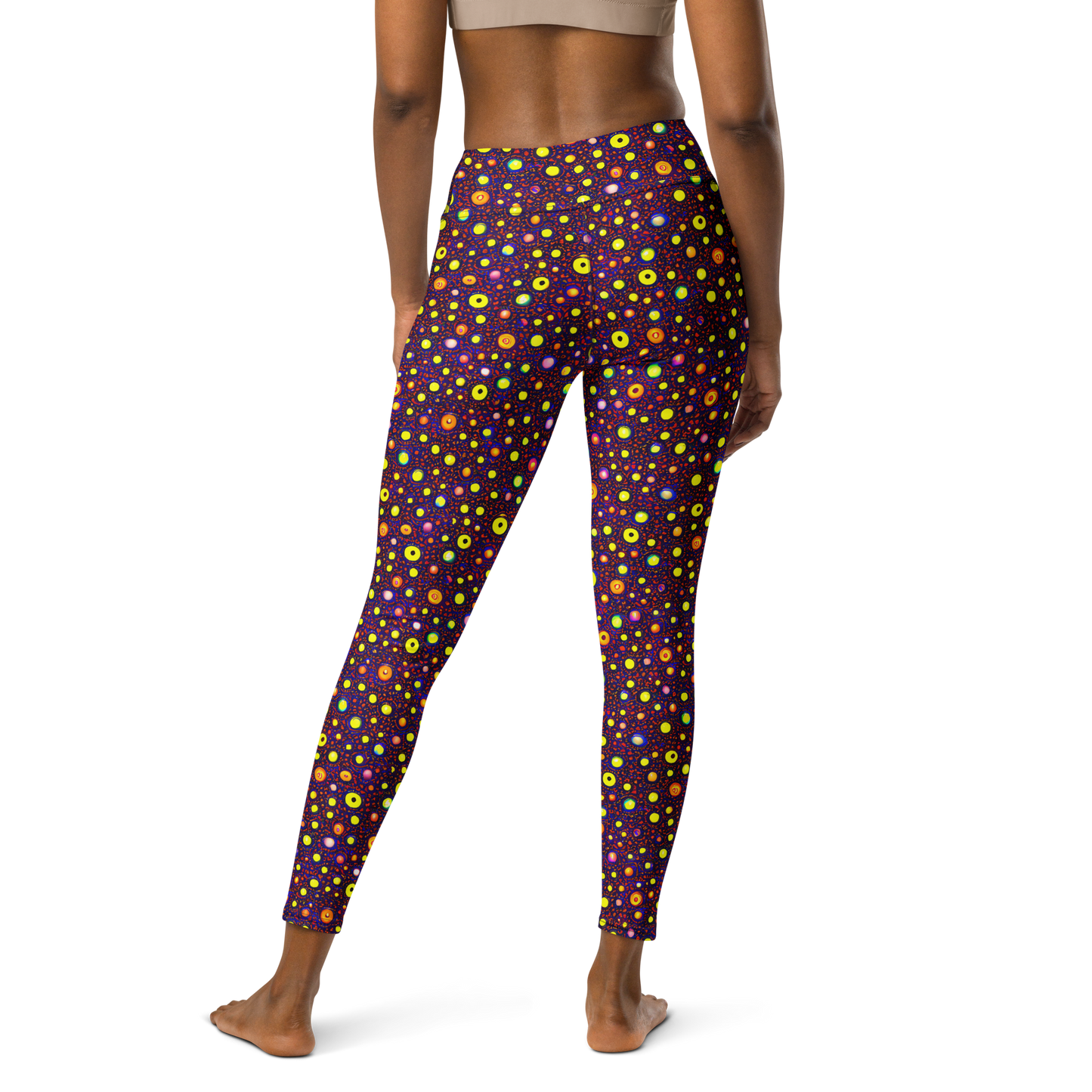 Yoga Leggings - Cosmic Dotscape