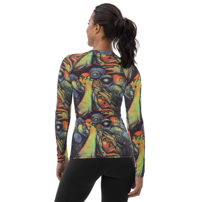 Women's Rash Guard - Cosmic Scream