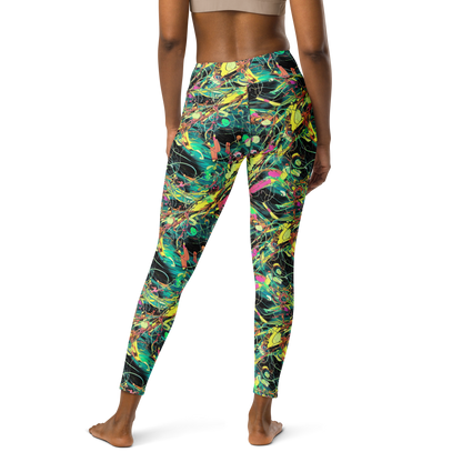 Yoga Leggings - Cyborg Whirl