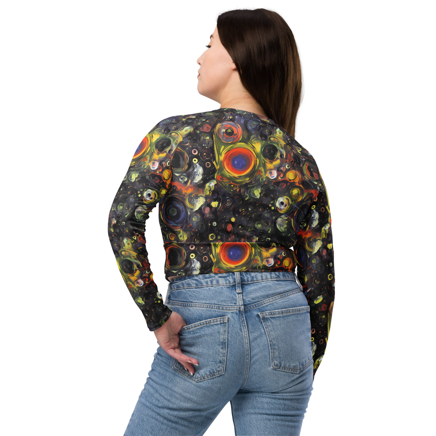 Long Sleeve Crop Top - Stellar Spin