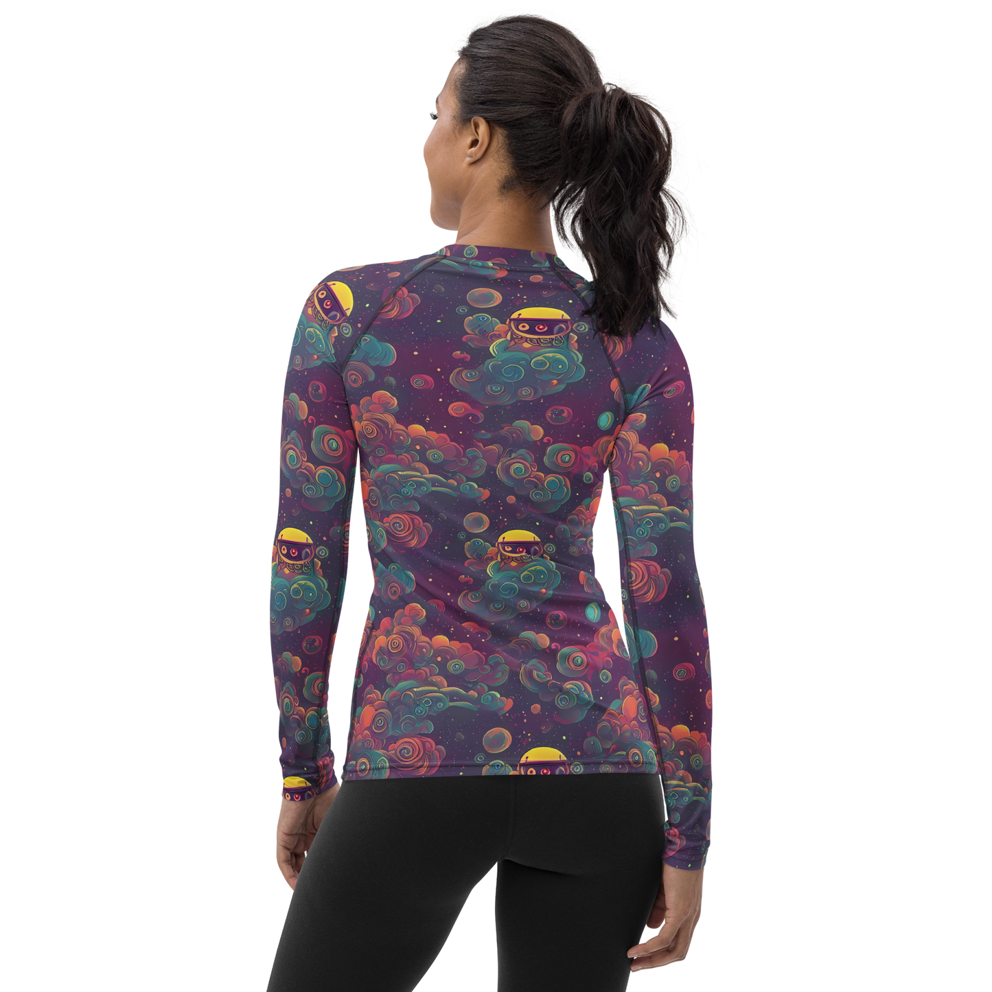 Women's Rash Guard - Nebula Dreamscape