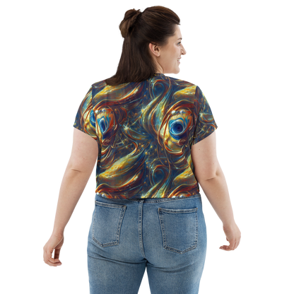 Women's Crop Tee - Celestial Vortex