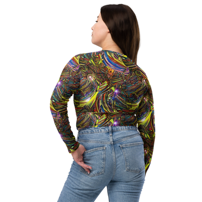 Long Sleeve Crop Top - Quantum Palette