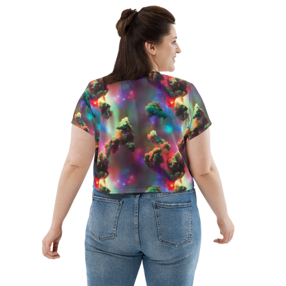 Women's Crop Tee - Nebula Dreams