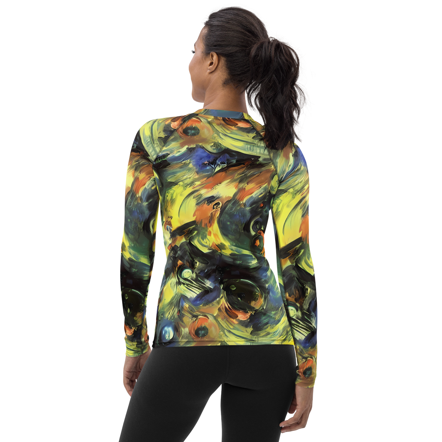 Women's Rash Guard - Seve Swirl