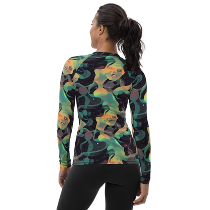 Women's Rash Guard - Astral Rhythms