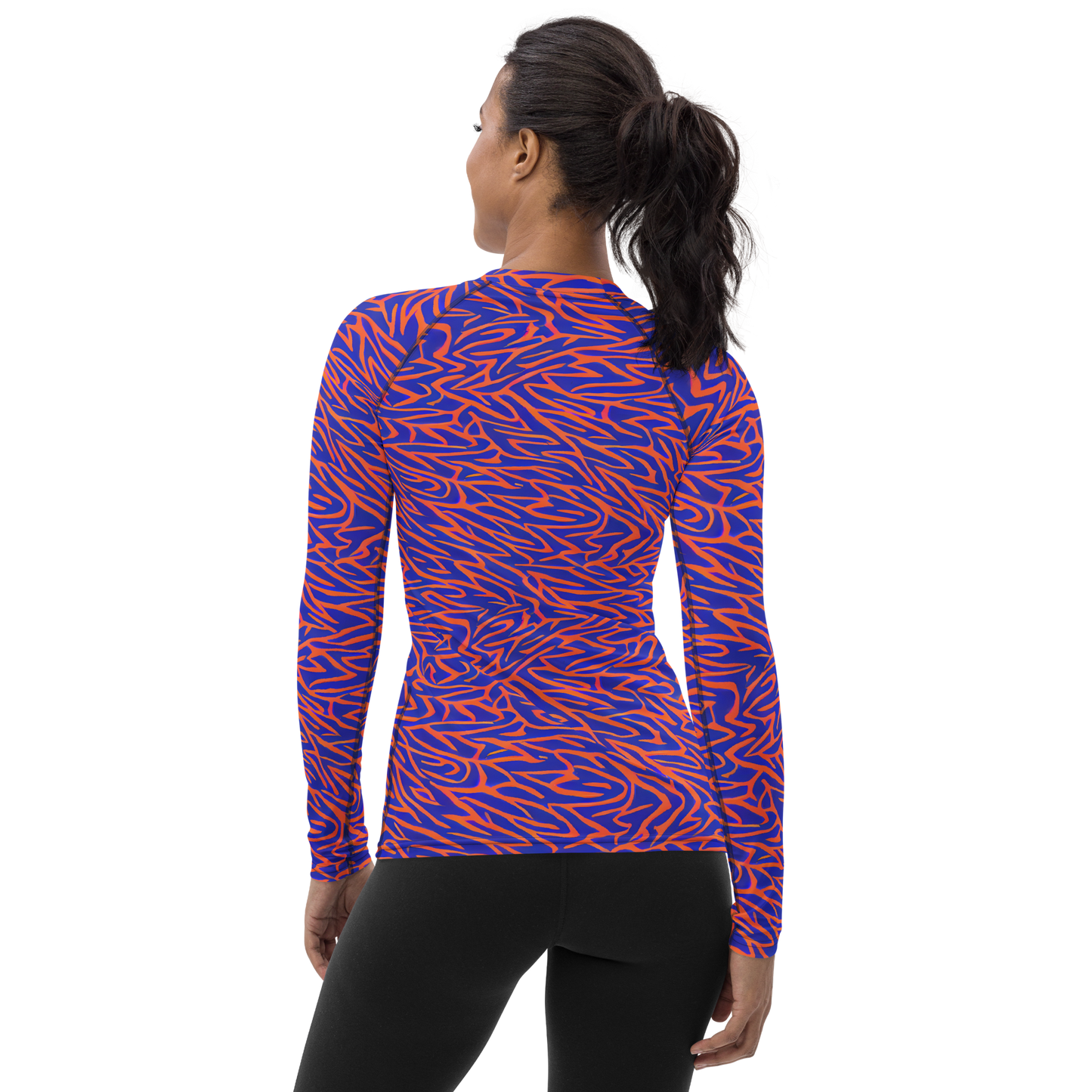 Women's Rash Guard - Sapphire Swirl