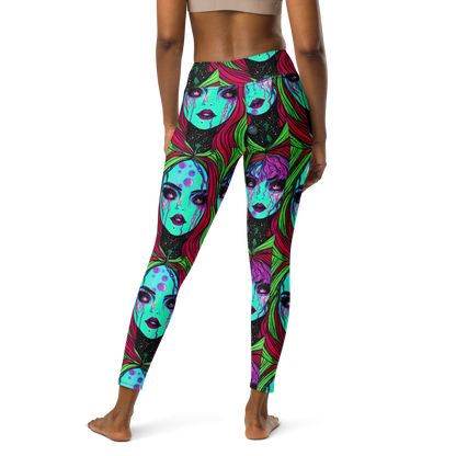 Yoga Leggings - Luminous Nightfall