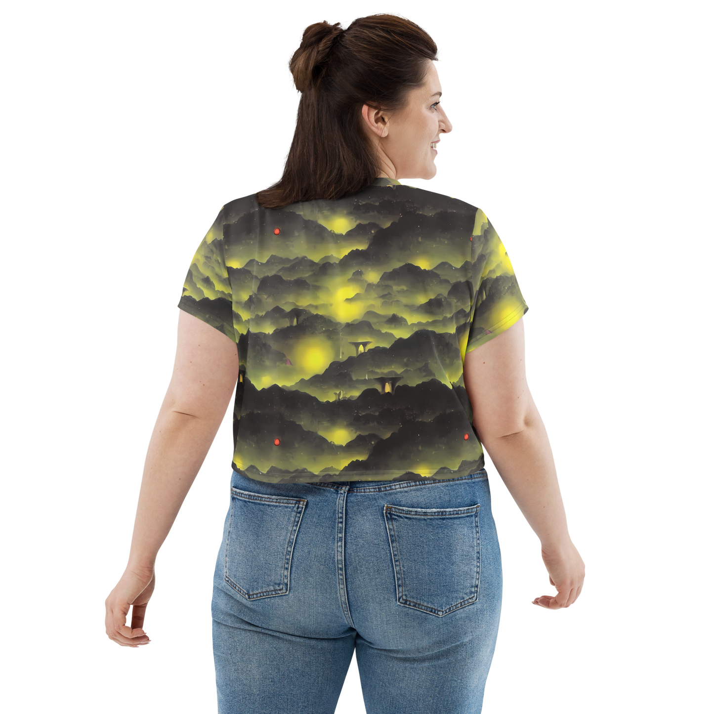 Women's Crop Tee - Spectral Isle