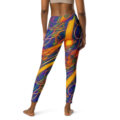 Yoga Leggings - Luminous Whirl
