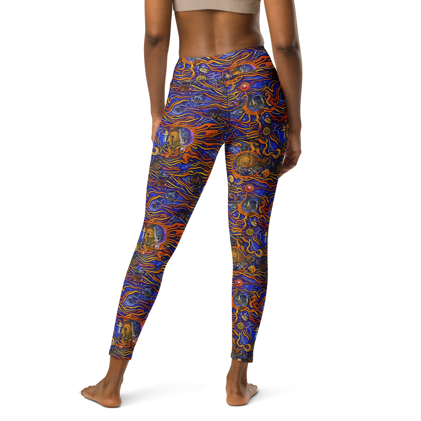 Yoga Leggings - Mantegna Swirl